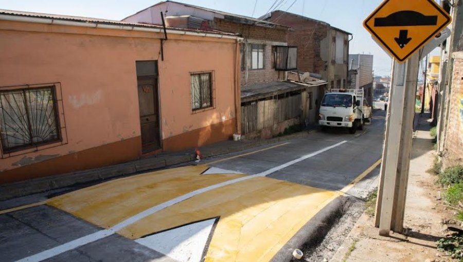 23 lomos de toro aumentarán la seguridad vial en diversos puntos de Valparaíso