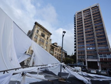 Sistema frontal deja ráfagas de viento de hasta 50 kilómetros por hora en Valparaíso