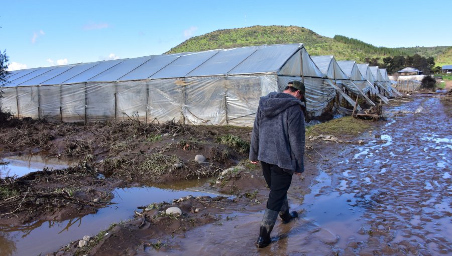 Comenzó el catastro de agricultores que recibirán bono por daños y condonaciones tras inundaciones por el sistema frontal