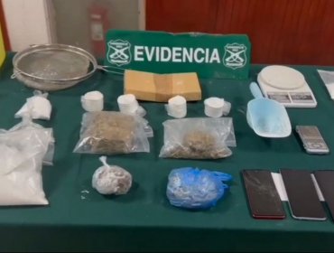 Denuncia por violencia intrafamiliar permite hallar un laboratorio narco en Maipú