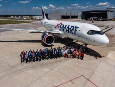 Aerolínea JetSMART recibe su primer avión A320neo "Made in Alabama"
