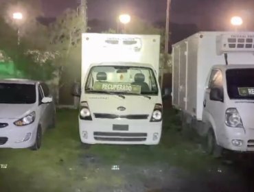 Tres detenidos dejan operativos policiales por robo de tres vehículos en Santiago