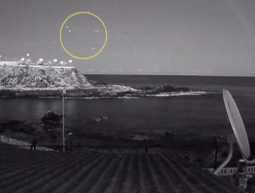 ¿Ovnis en Valparaíso? Video capta extraños objetos volando a la altura de la bahía porteña