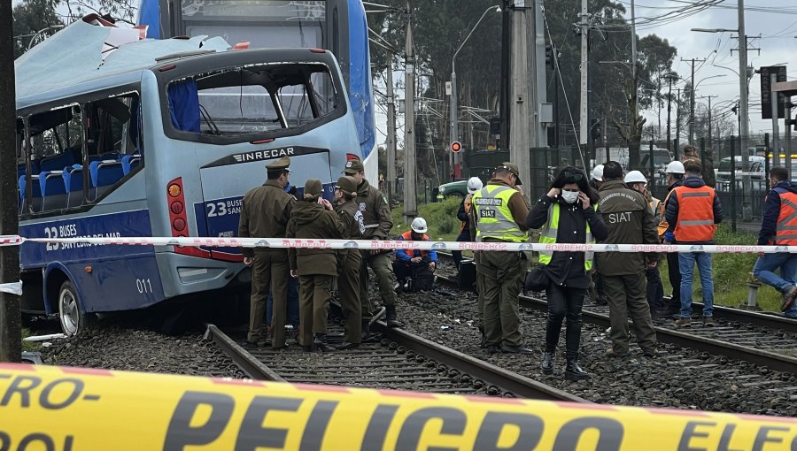 Ascienden a 7 los fallecidos por accidente entre Biotren y un microbús en San Pedro de la Paz