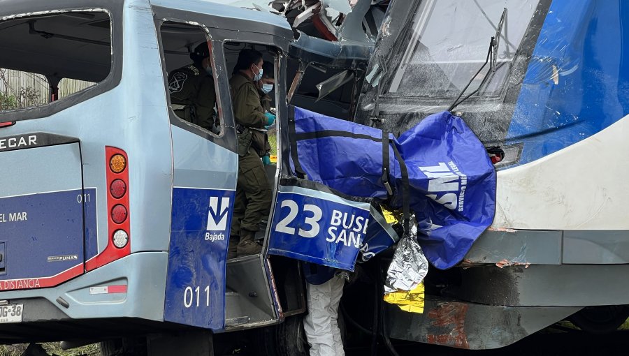 Por operación de urgencia: Postergan formalización de conductor de microbús que colisionó con Biotren en San Pedro de La Paz