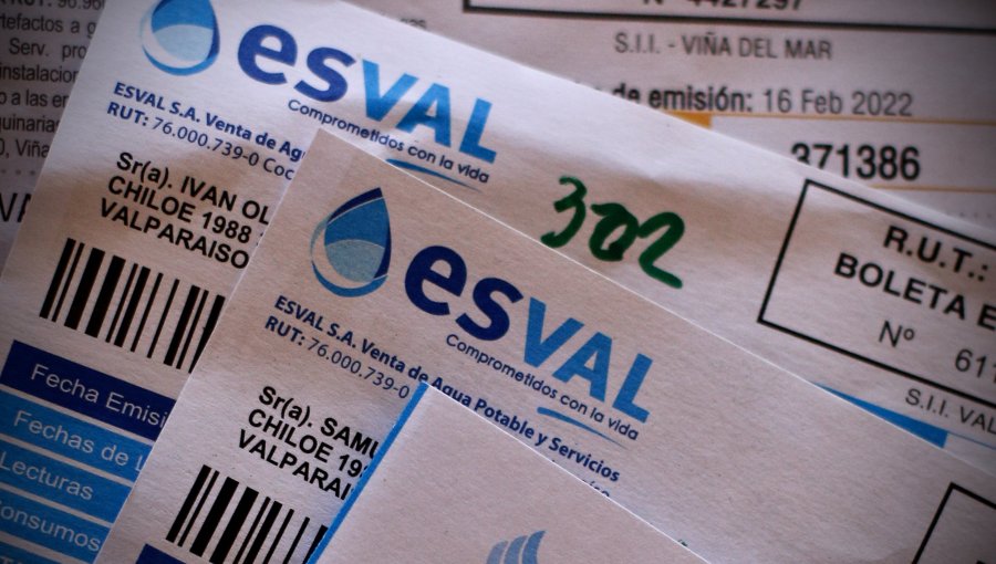 Esval es la segunda empresa sanitaria con más morosos en el país: más de 97 mil clientes y deuda supera los 52 mil millones de pesos