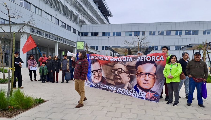 Reabren polémica por nombre del Hospital Quillota - Petorca: Gremios de la salud exigen que lo llamen «Dr. Salvador Allende»