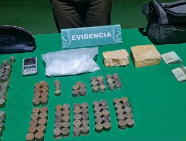 Operativo por disparos en la calle terminó con sujeto detenido por drogas en Lo Prado