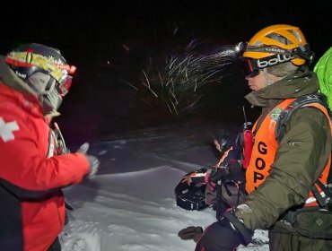 Continúan búsqueda de hombre perdido en La Parva: Se desplegarán 10 equipos