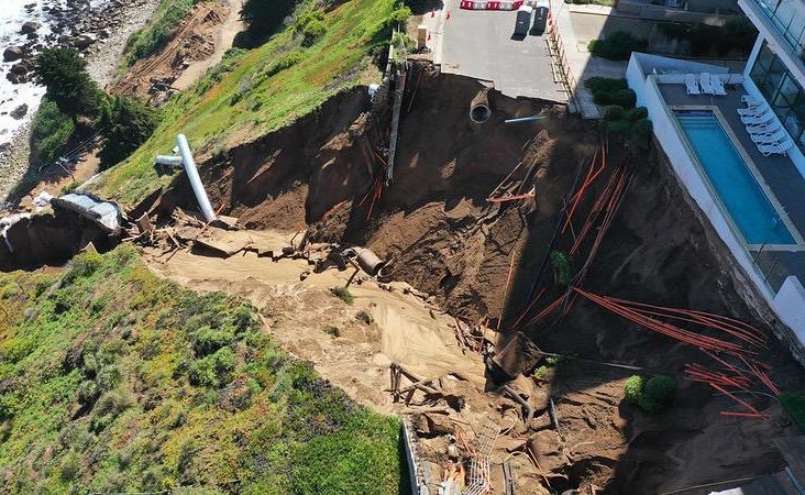 Ministra de Obras Públicas por nuevo socavón entre Reñaca y Concón: "Se han construido edificios en un sistema dunar delicado"