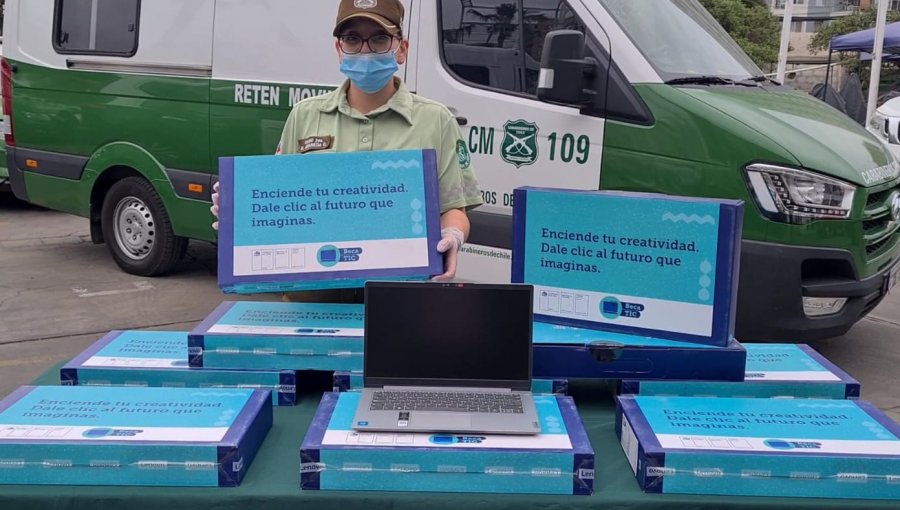 Recuperan en Colchane 20 notebooks robados en la región Metropolitana: estaban sellados y mantenían logos del Mineduc