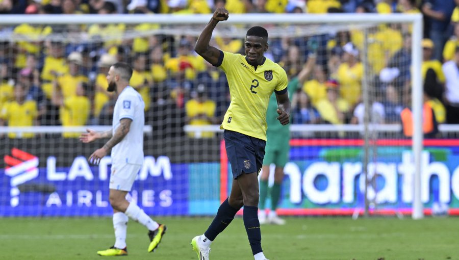 Ecuador derrotó a Uruguay con doblete de Félix Torres en la segunda fecha de las Clasificatorias