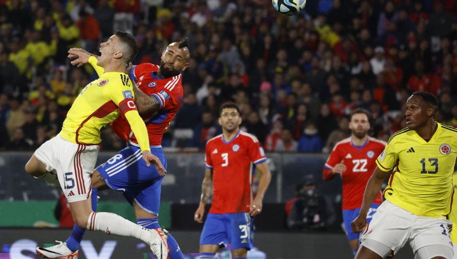 Chile no pudo pasar del empate ante Colombia y sigue sin sumar de a tres en Clasificatorias