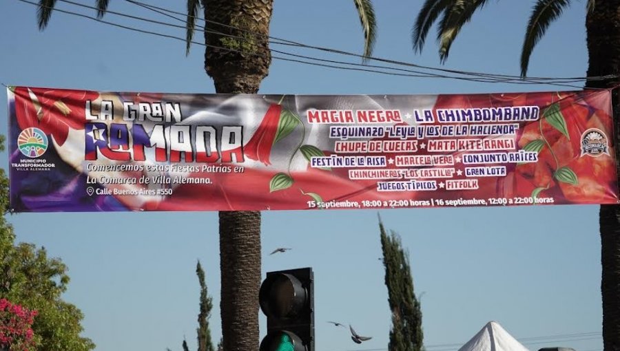 Villa Alemana celebrará Fiestas Patrias con inédita fonda municipal en la Comarca