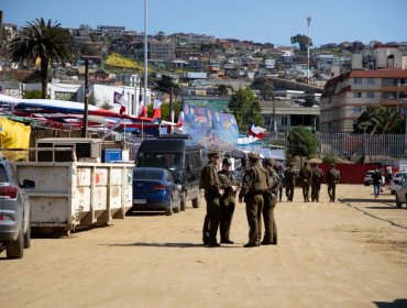 Con amplios dispositivos de seguridad, Valparaíso y Viña del Mar dan inicio a las celebraciones de Fiestas Patrias en sus fondas