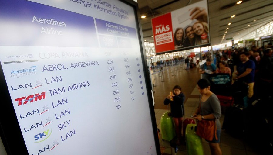 380 mil pasajeros saldrán desde el Aeropuerto de Santiago en estas Fiestas Patrias