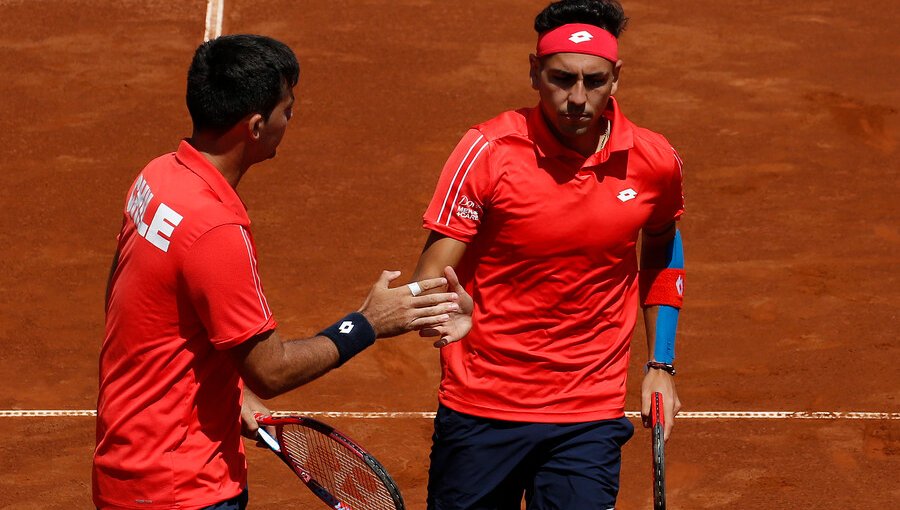 Alejandro Tabilo y Tomás Barrios no pudieron en dobles ante Canadá y Chile espera un milagro