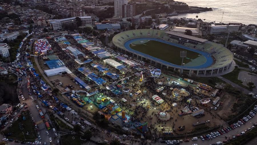 Fondas del parque Alejo Barrios de Valparaíso fueron visitadas por más de 50 mil personas