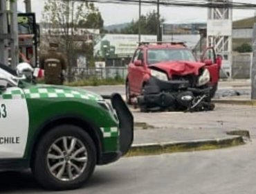 Motociclista pierde la vida en fatal accidente en el Troncal Urbano de Quilpué