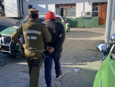 Carabinero de franco frustra robo a local comercial en Llolleo: delincuente con antecedentes penales fue detenido