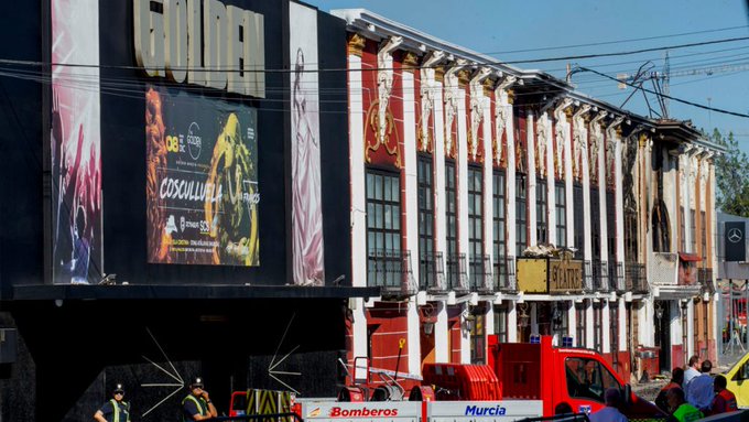 Casa real española manifiesta su pesar por incendio en discotecas de Murcia