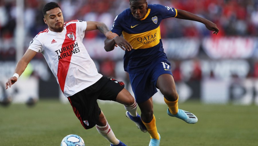 Paulo Díaz fue figura en triunfo de River Plate en el Superclásico de Argentina