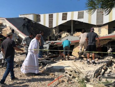 Derrumbe del techo de una iglesia en el norte de México deja 10 muertos y 60 heridos