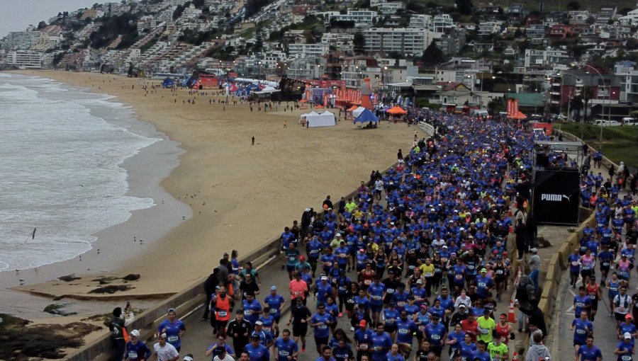 Más de 12 mil competidores participaron en la Maratón Internacional de Viña del Mar