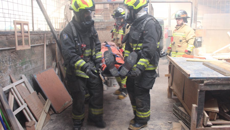 Exitoso simulacro de incendio se realizó al interior de la cárcel de Limache