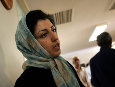 Activista iraní Narges Mohamadi fue galardonada con el Premio Nobel de la Paz