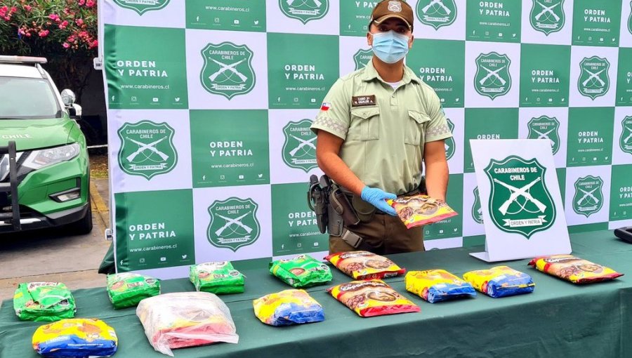 Detienen a mujer que fue sorprendida con droga oculta en paquetes de complementos alimenticios en Colchane