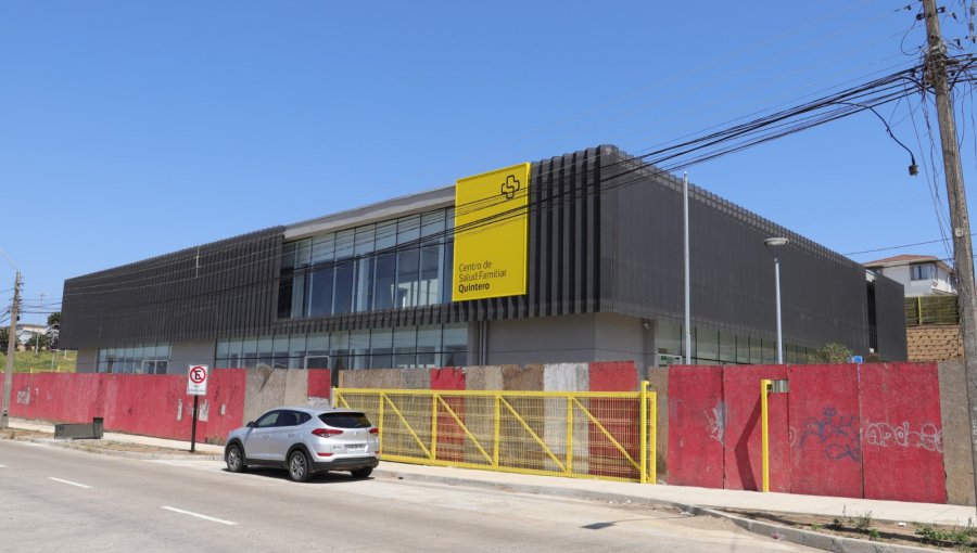 Obras del nuevo Centro de Salud Familiar de Quintero presentan un 98% de avance