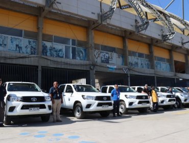 Entregan 16 vehículos para reforzar la seguridad ciudadana en la comuna de Quillota