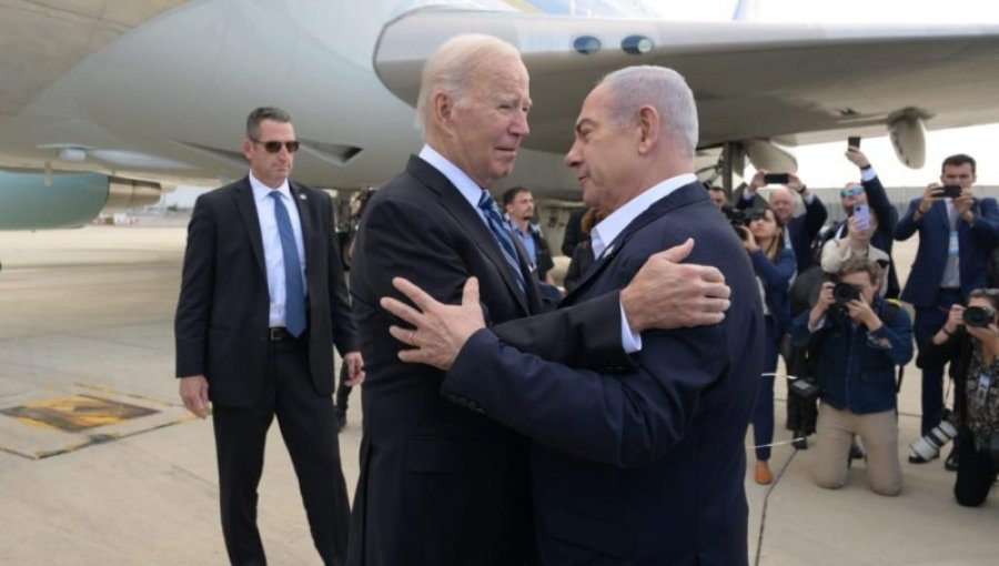 Presidente de Estados Unidos aterriza en Israel bajo estrictas medidas de seguridad