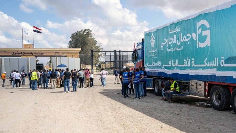 Israel anunció que permitirá la entrada de ayuda humanitaria a la Franja de Gaza desde Egipto