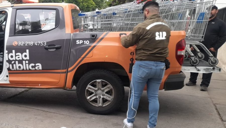 Recuperan más de 50 carros robados en Viña del Mar usados para el comercio ambulante