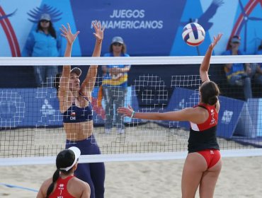 Rivas y Vorpahl cerraron con una derrota ante México la fase grupal del vóleibol playa en Santiago 2023