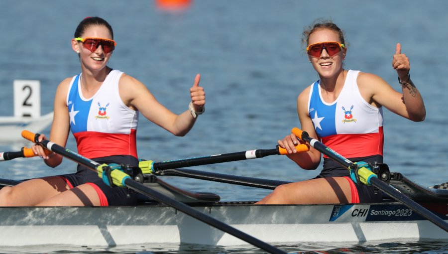 Dupla chilena derrota a Estados Unidos y gana medalla de oro en remo