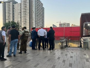 Dos heridos dejó balacera tras asalto frustrado al interior de la estación Matta de la Línea 3 del Metro de Santiago