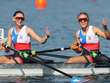 Dupla chilena derrota a Estados Unidos y gana medalla de oro en remo