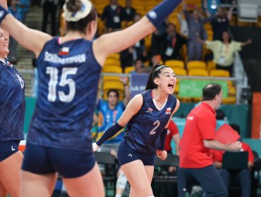 Chile derrotó a Cuba y jugará por el quinto puesto ante Colombia en el vóleibol femenino de Santiago 2023