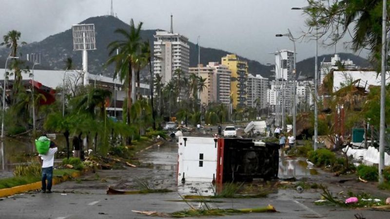 Al menos 27 muertos y 4 desaparecidos deja el huracán Otis a su paso por el estado de Guerrero y la ciudad de Acapulco en México