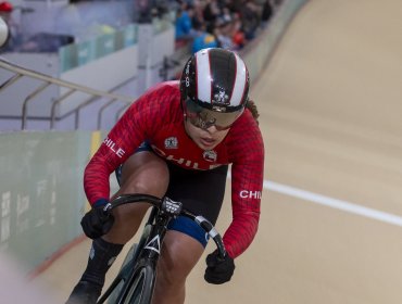 Daniela Colilef batió récord de Chile en velocidad en el ciclismo de pista