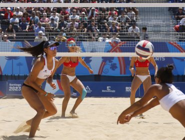 Dupla chilena de voleibol playa pierde frente a Perú