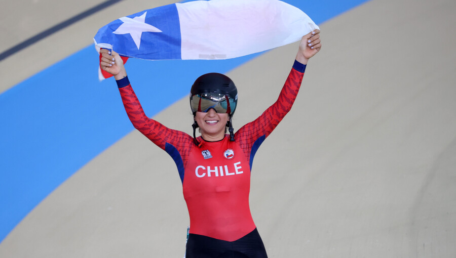 Catalina Soto consiguió un bronce para Chile en el omnium del ciclismo de pista de Santiago 2023