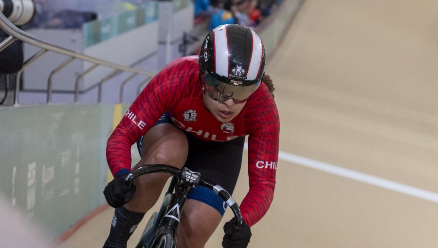 Daniela Colilef batió récord de Chile en velocidad en el ciclismo de pista