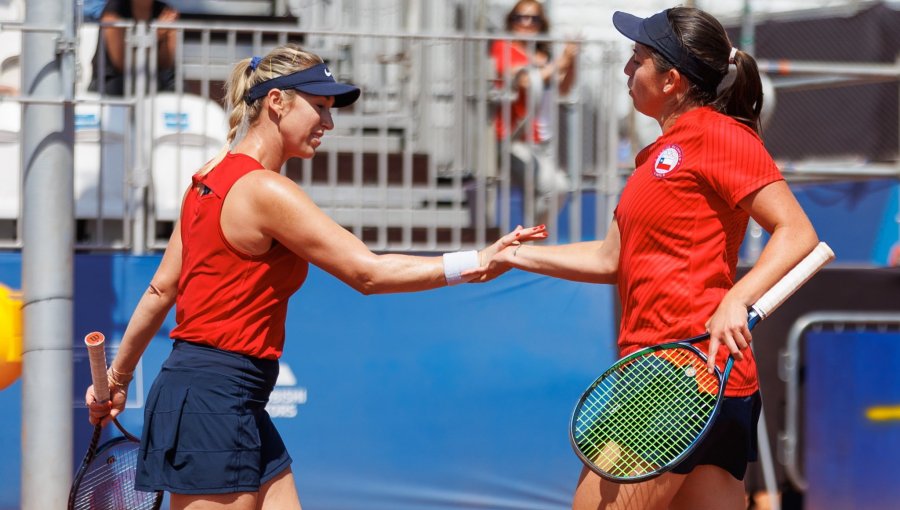 Chile asegura disputa de medalla en dobles del tenis femenino de Santiago 2023 tras vencer a Uruguay