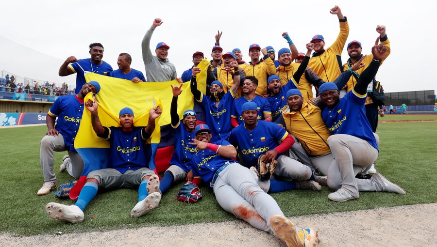 Colombia se queda por primera vez con la medalla de oro en béisbol en los Panamericanos Santiago 2023