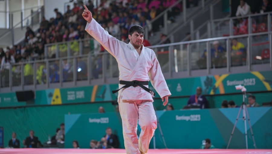 Francisco Solís se quedó con la plata para Chile tras caer con el cubano Andy Granda en el judo de Santiago 2023