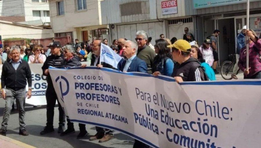 Profesores de la región de Atacama rechazaron la propuesta del Mineduc y continuarán en paro